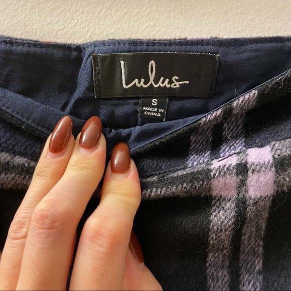 Lulu’s Plaid Mini Skirt - Picture 3 of 4